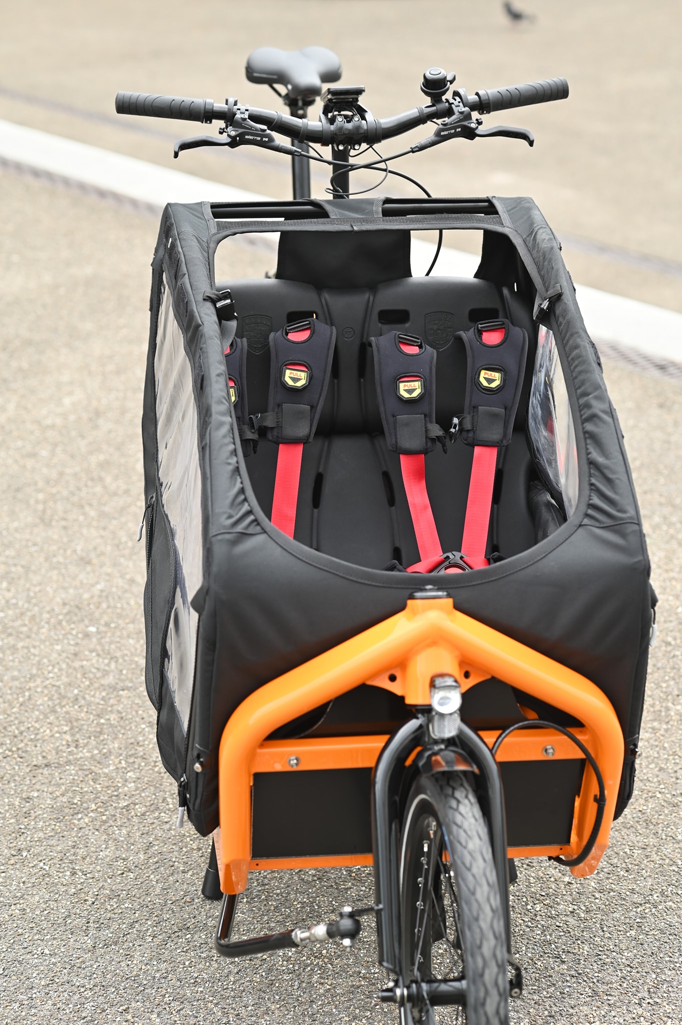 Doppel-Kindersitz | für BULLITT, schwarz – Bild 8