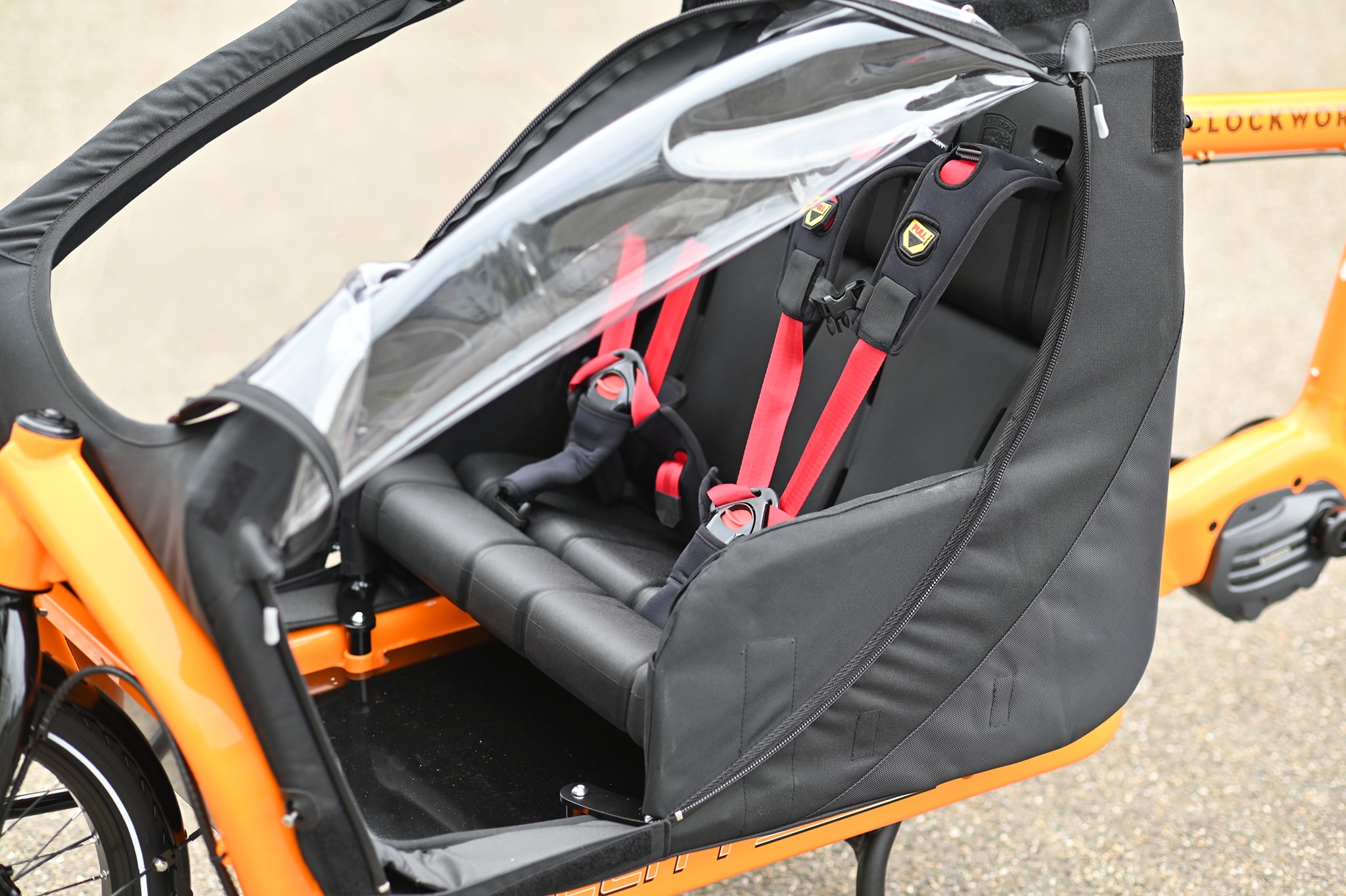 Doppel-Kindersitz | für BULLITT, schwarz – Bild 7