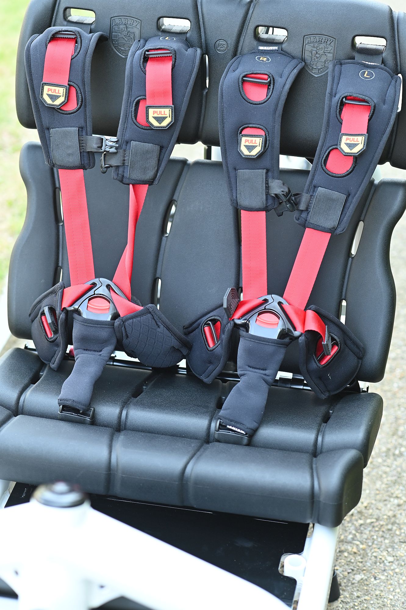 Doppel-Kindersitz | für BULLITT, schwarz – Bild 3