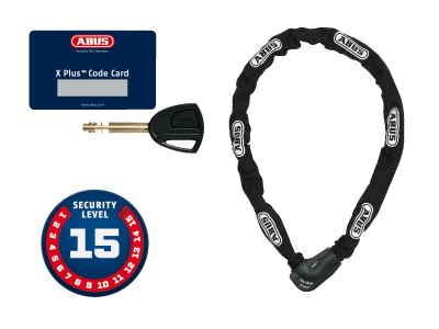 ABUS | Granit CityChain XPlus 1060/140 | Fahrrad-Kettenschloss