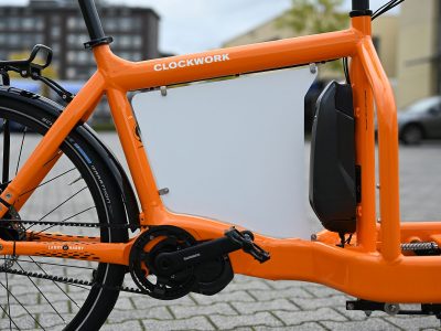 Billboard/Werbetafel Alu Dibond | weiß für eBULLITT