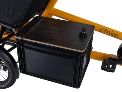 Transportboxen-Set (2x) | mit abschließbarem Deckel | für Rahmenmontage (komplett)