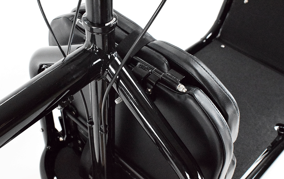 Kindersitz für BULLITT | faltbar, schwarz – Bild 4