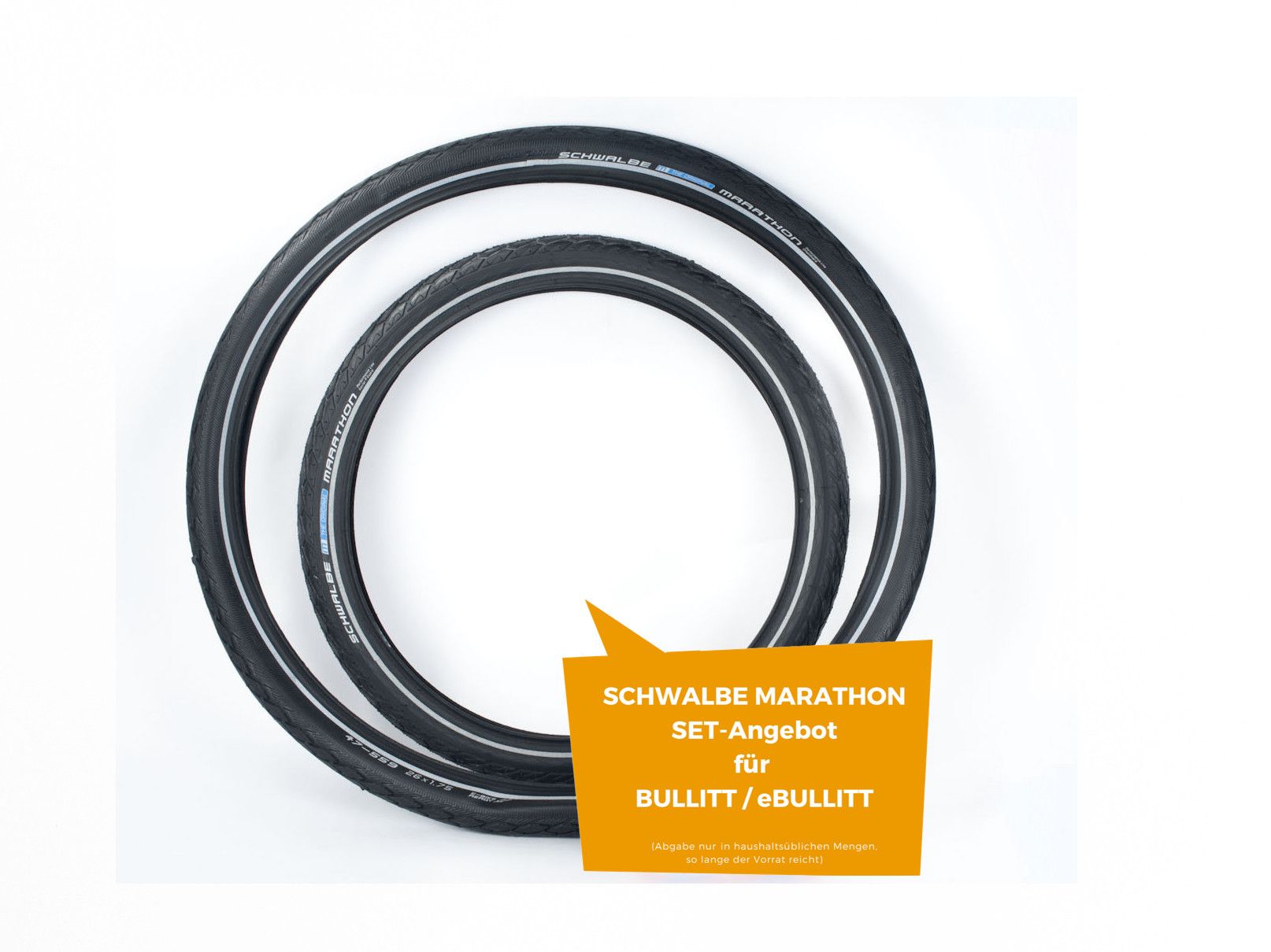 Schwalbe Marathon | Reifenset | für BULLITT / eBULLITT