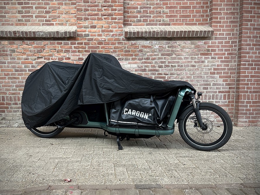 DS COVERS CARGO | Lastenrad-Abdeckplane | 2-rädrig mit Regenzelt