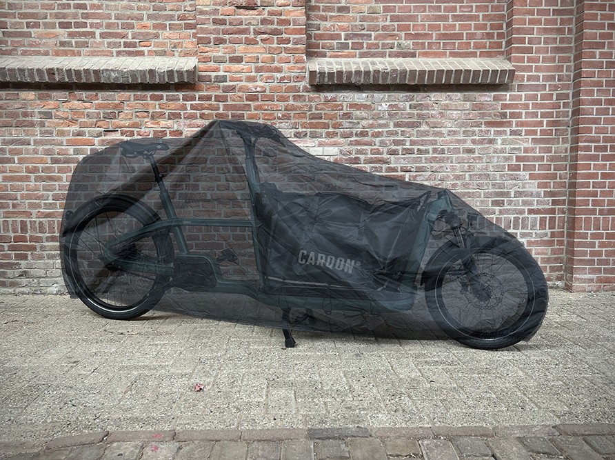 DS COVERS CARGO | Lastenrad-Abdeckplane | 2-rädrig mit Regenzelt – Bild 2