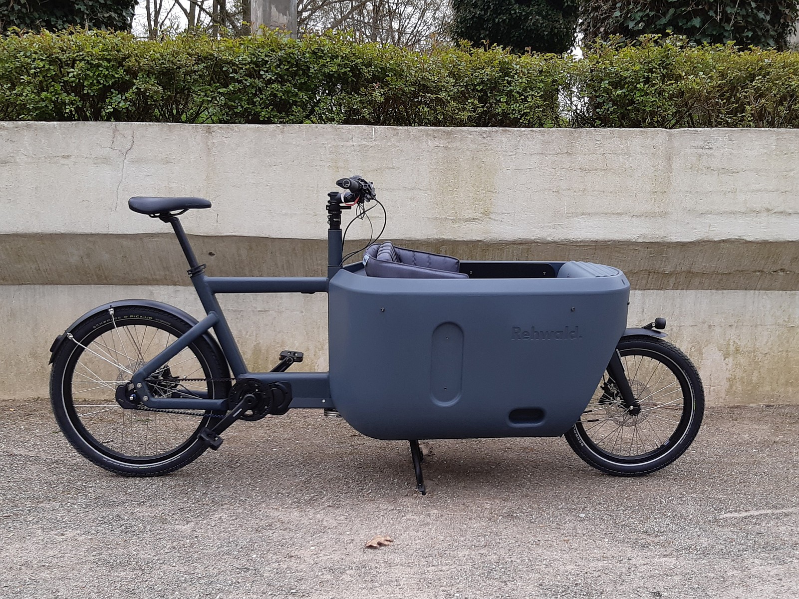 Rehwald E-Cargobike | Steps E6100 Nexus 5 Gates | Family - Stone Grey | (Angebots-Nr. 12184)