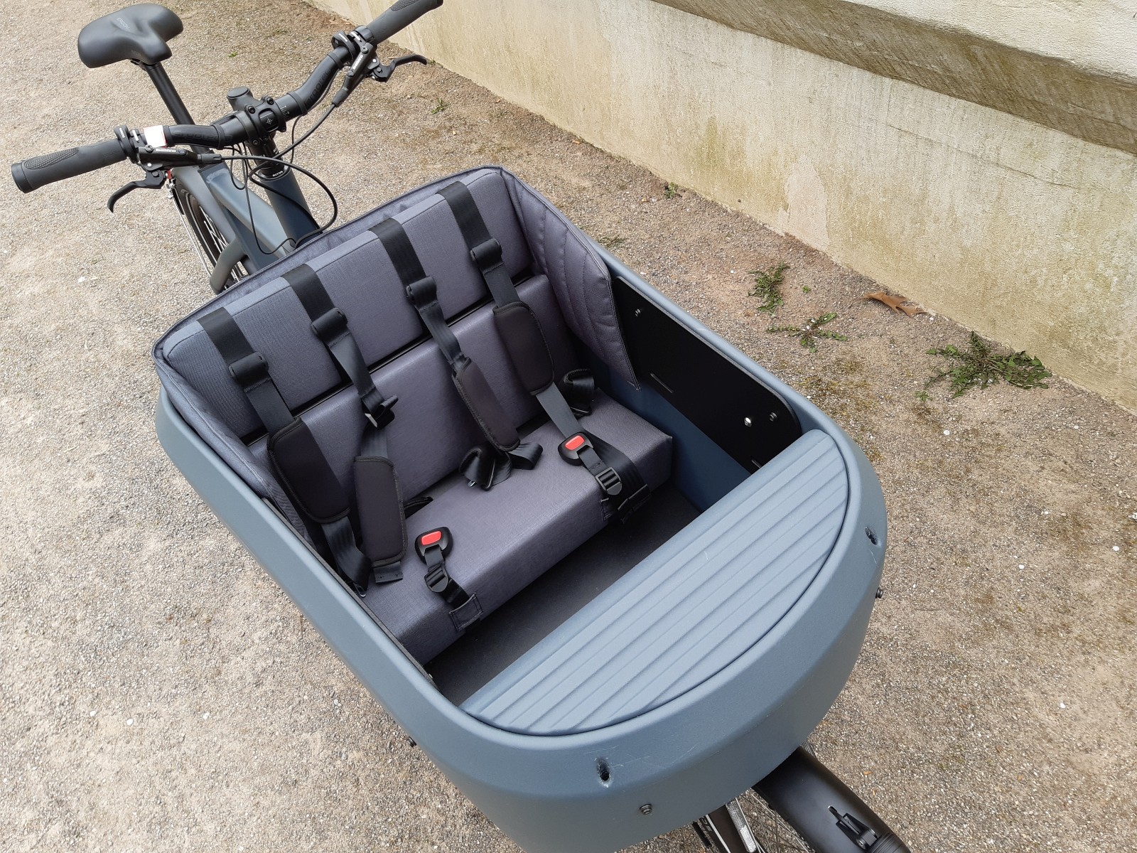 Rehwald E-Cargobike | Steps E6100 Nexus 5 Gates | Family - Stone Grey | (Angebots-Nr. 12184) – Bild 6
