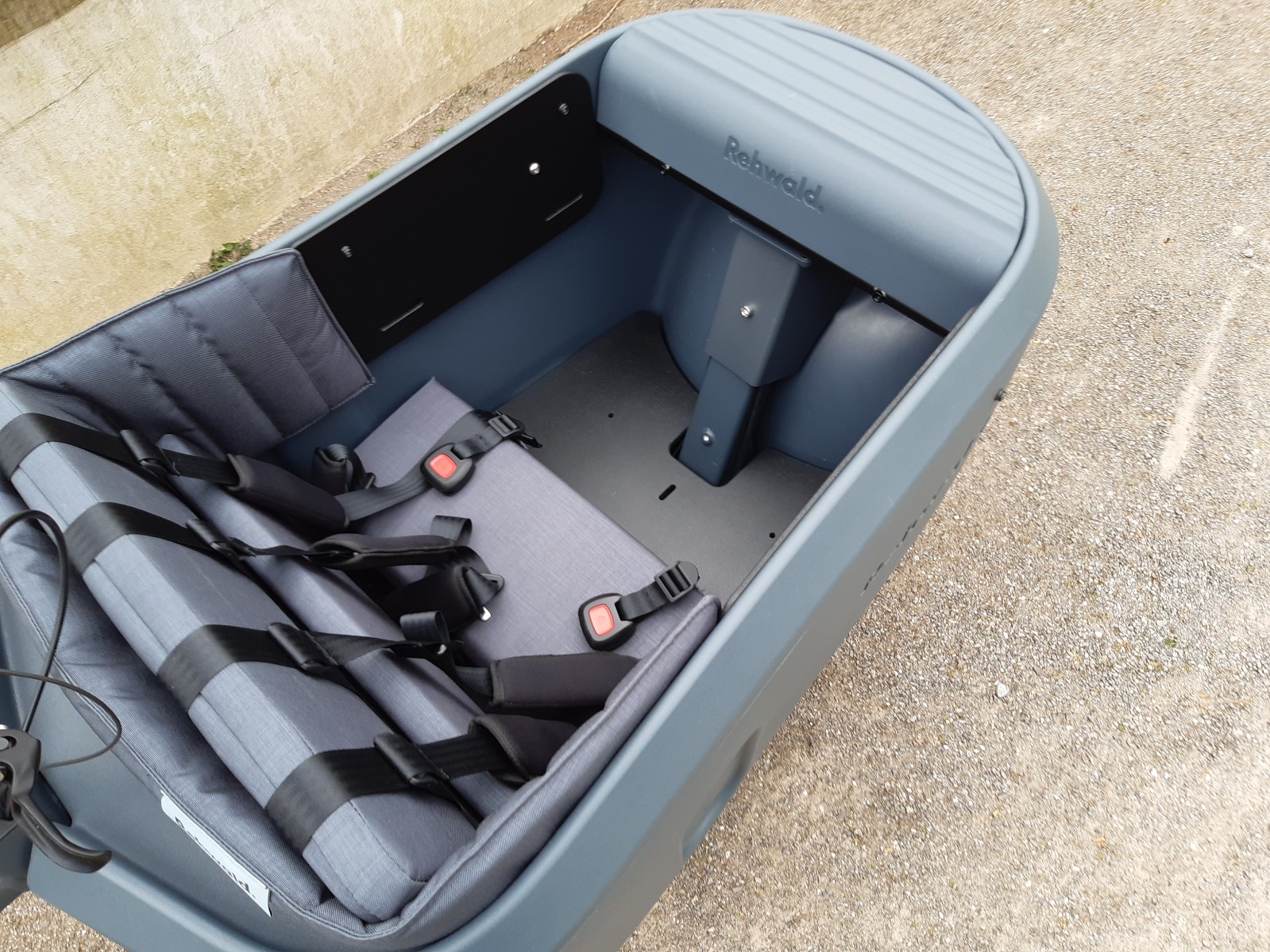 Rehwald E-Cargobike | Steps E6100 Nexus 5 Gates | Family - Stone Grey | (Angebots-Nr. 12184) – Bild 7