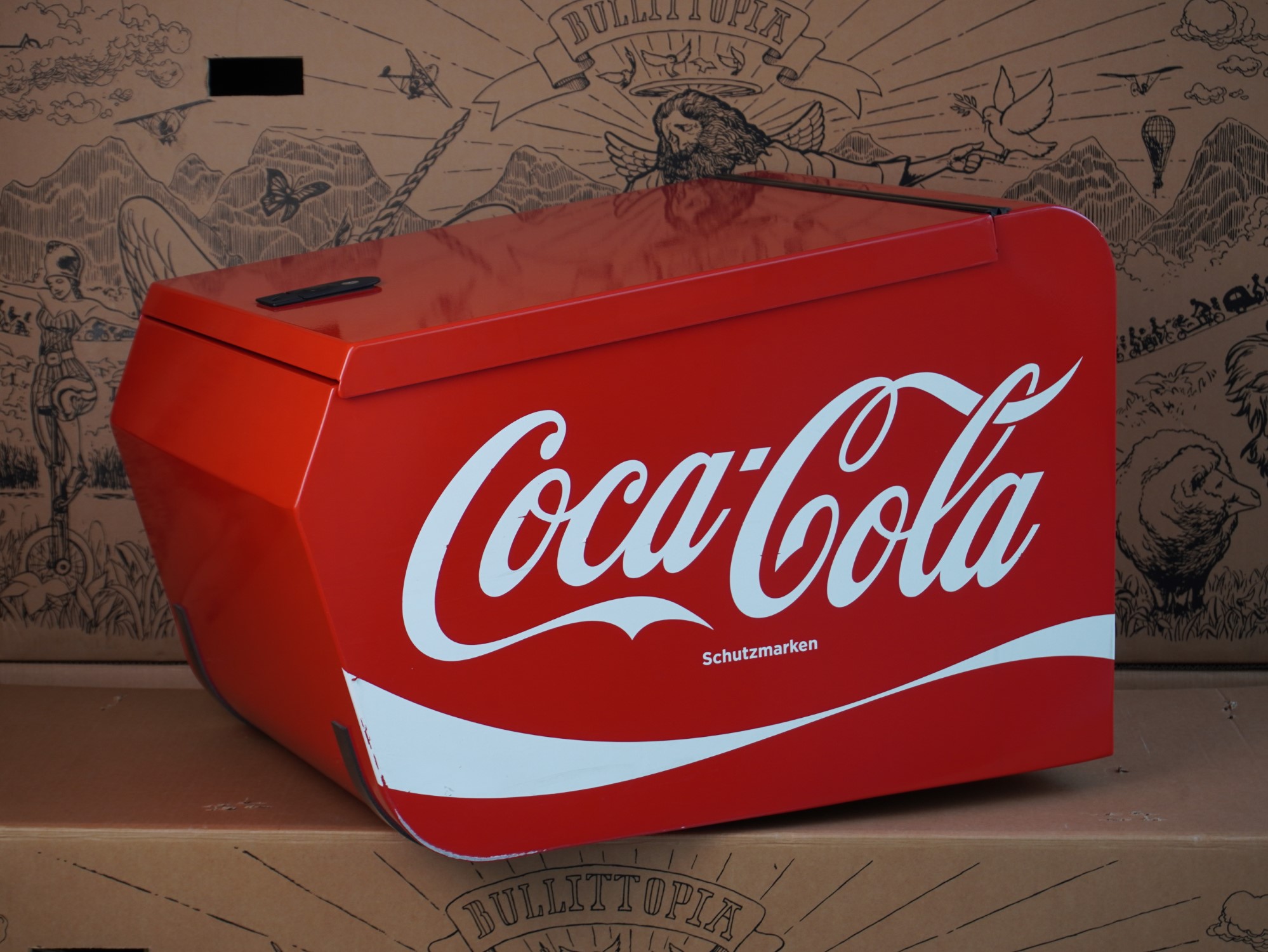 Classic Getränke-Box L | rot mit Klappschloss - gebraucht | (Angebots-Nr. 12229) – Bild 2