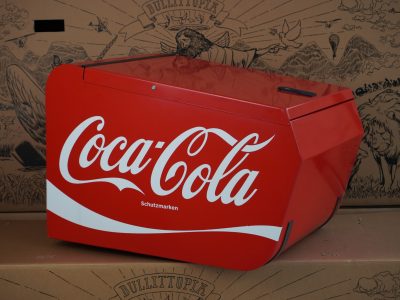 Classic Getränke-Box L | rot mit Klappschloss - gebraucht | (Angebots-Nr. 12229)