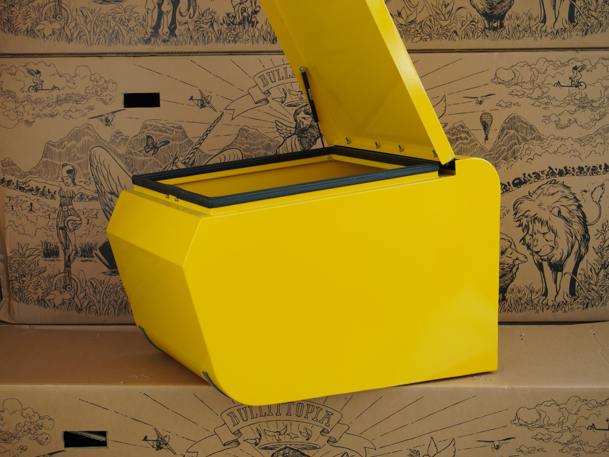 Classic Box L, gelb | mit ABUS-Schloss - gebraucht| (Angebots-Nr. 12222) – Bild 5