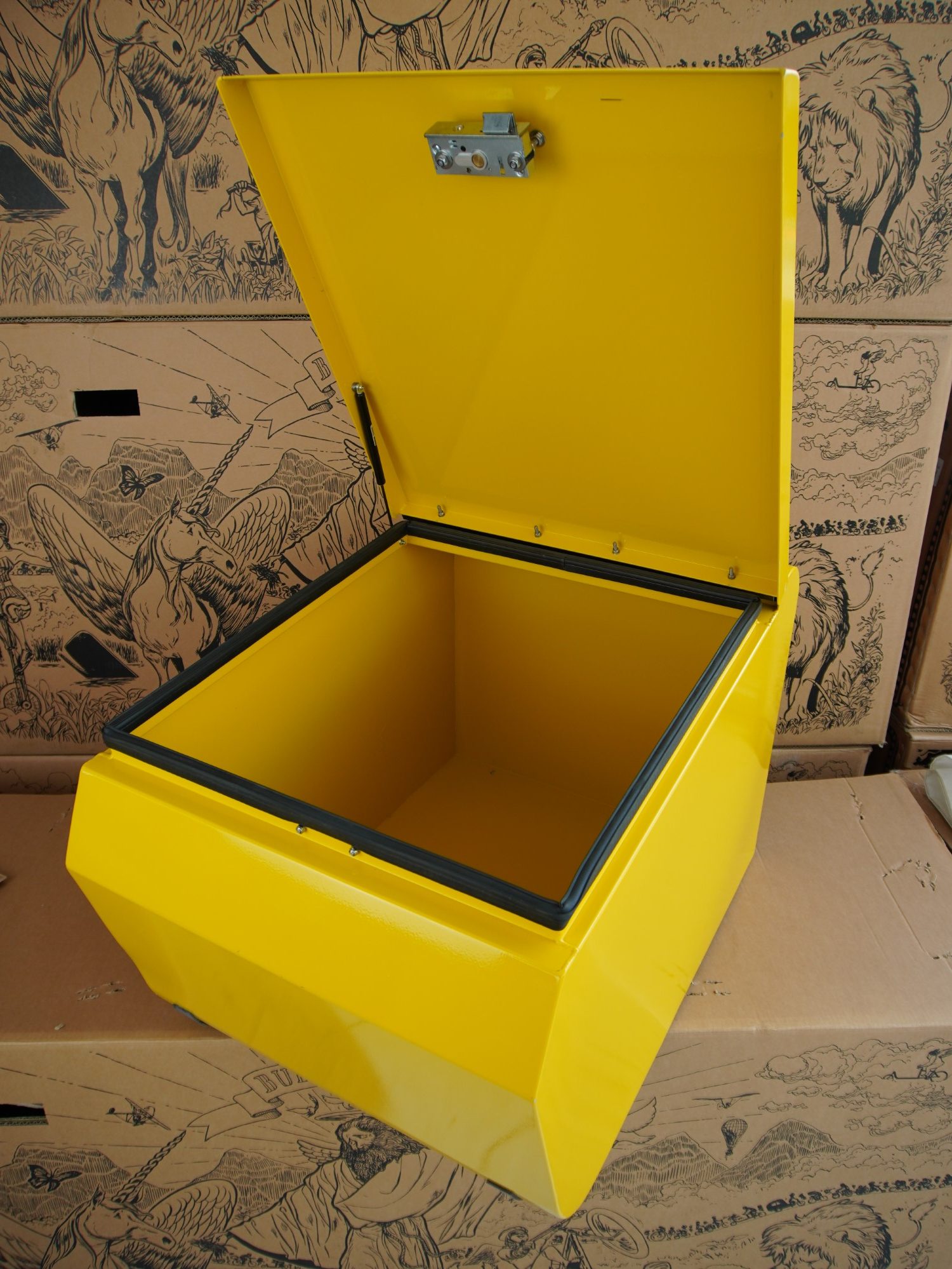 Classic Box L, gelb | mit ABUS-Schloss - gebraucht| (Angebots-Nr. 12222) – Bild 6