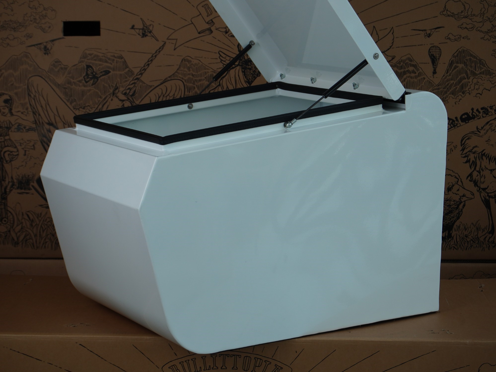 Classic Box M | weiß mit Klappschloss - gebraucht | (Angebots-Nr. 12239) – Bild 5