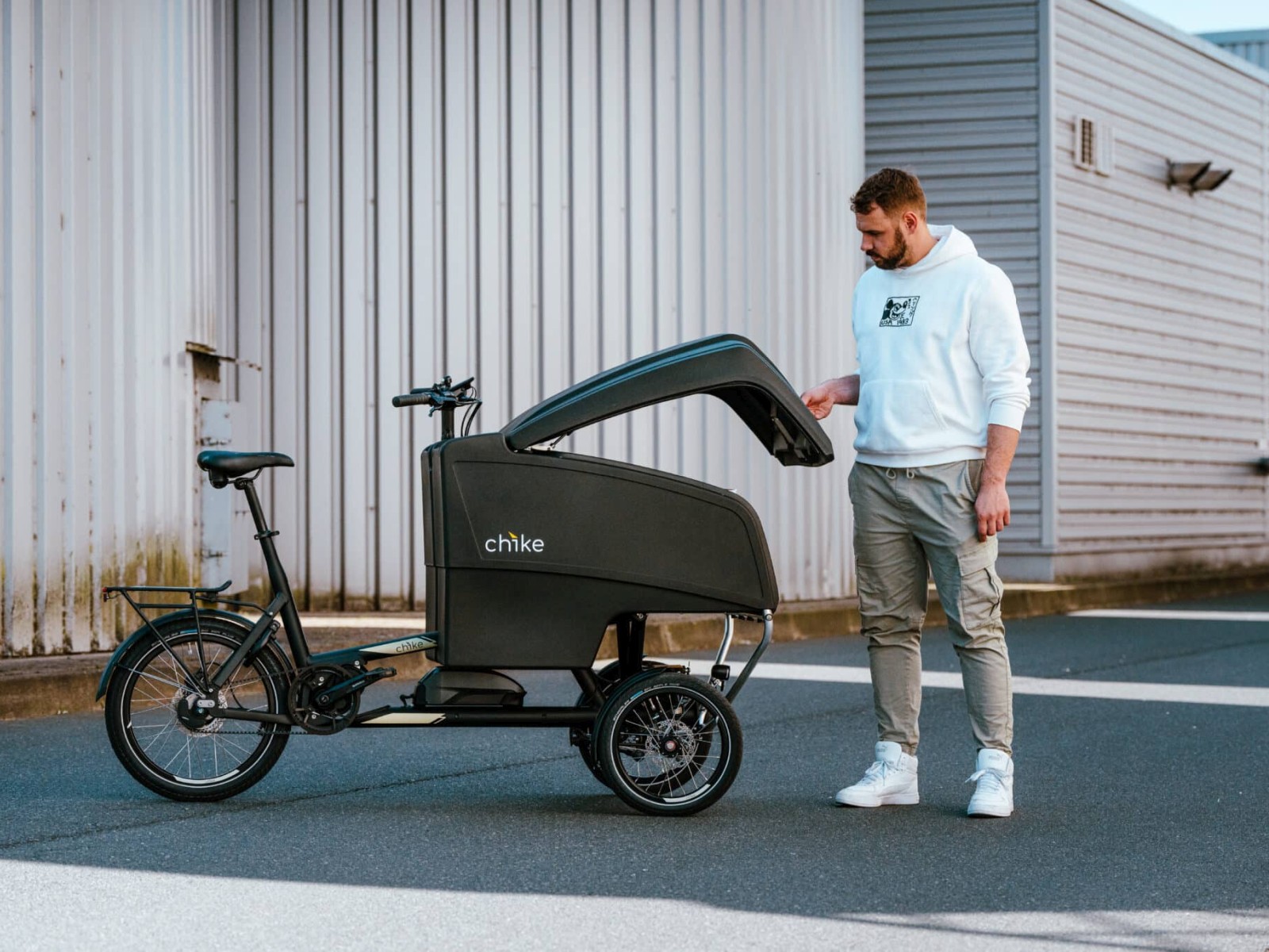 chike E-Cargo Pro | Shimano EP6 Gates – Bild 11